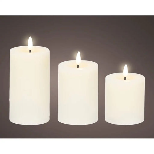 Комплект Свещи Lumineo Бял Сметана (3 броя)