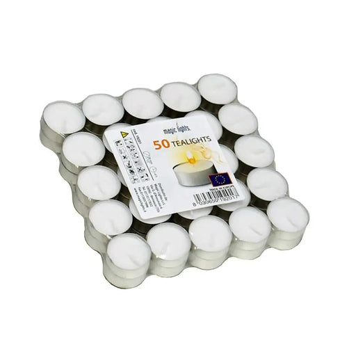 Комплект Свещи Magic Lights 50 Части Бял