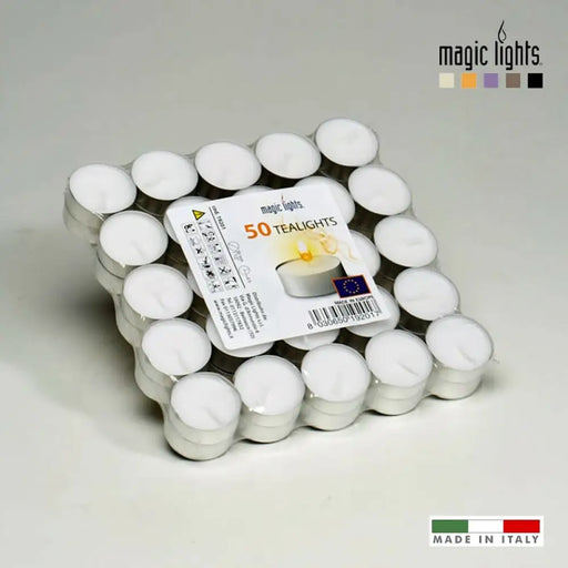 Комплект Свещи Magic Lights 50 Части Бял