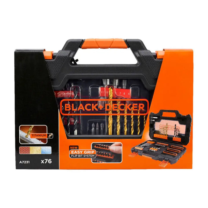КОМПЛЕКТ СВРЕДЛА И НАКРАЙНИЦИ BLACK&DECKER A7231-XJ