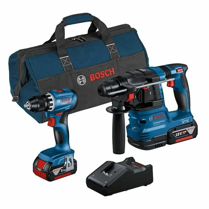 Комплект свредла и аксесоари BOSCH GSR18V-45 + GBH 18V-22