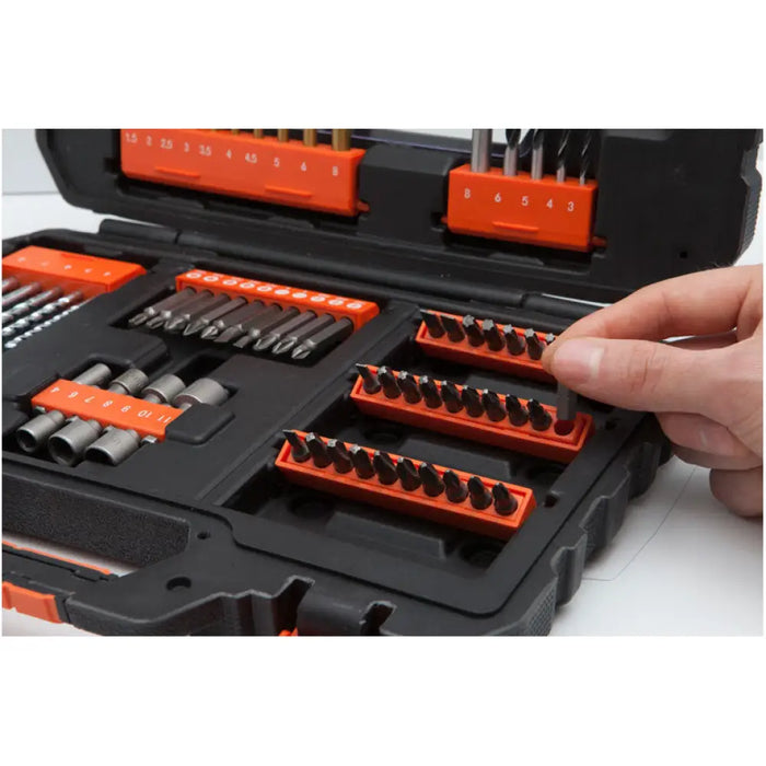 КОМПЛЕКТ СВРЕДЛА И НАКРАЙНИЦИ BLACK&DECKER A7231-XJ