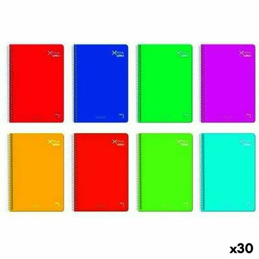 Комплект Тетрадки Pacsa XTRA Din A4 80 Листи 21,5 x 31,5 cm