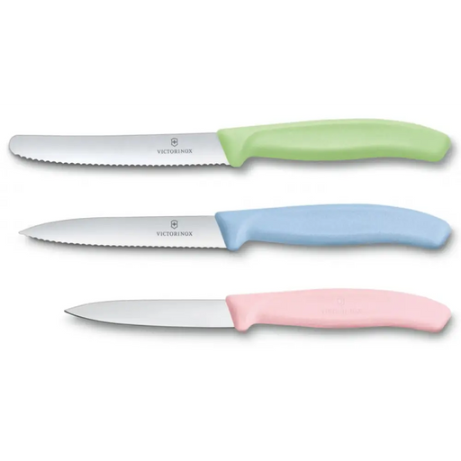 Комплект Victorinox Trend Color 3 ножа розов син зелен