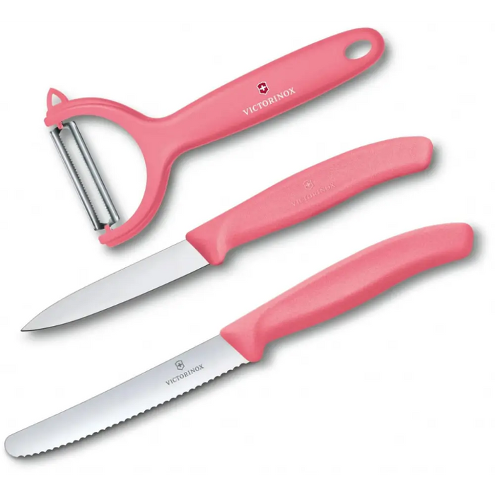 Комплект Victorinox Trend Color белачка + 2 нож розов
