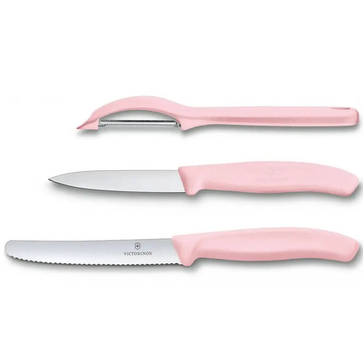 Комплект Victorinox Trend Color белачка + 2 нож св.розов