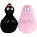 Комплект възглавници Jemini Barbapapa & Barbamama Черен