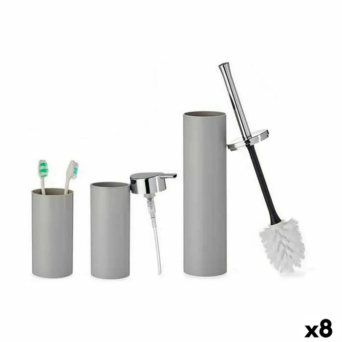 Комплект за Баня Berilo B6274 S3-1 B6274 S3-1 Сив Пластмаса