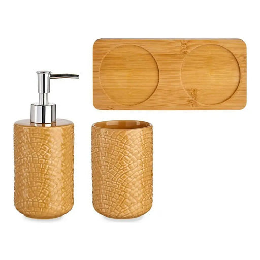 Комплект за Баня Berilo PLH03242-3 PLH03242-3 камила Бамбук