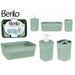 Комплект за Баня Berilo PP-107-3 PP-107-3 Зелен Пластмаса