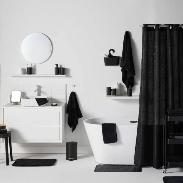 Комплект за Баня TODAY HOY Черен Пластмаса Модерен (6 броя)