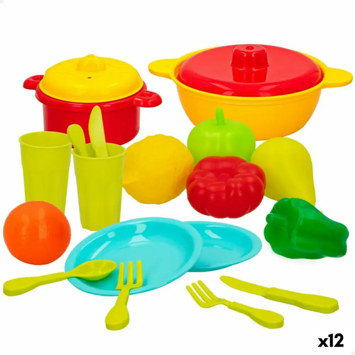 Комплект за Хранене Играчка Colorbaby Кухненски прибори