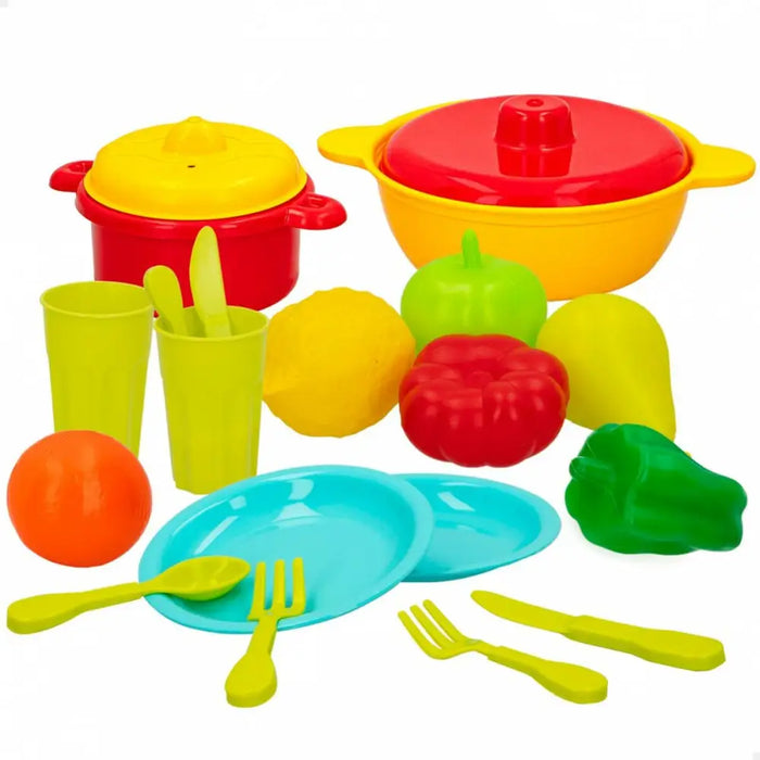 Комплект за Хранене Играчка Colorbaby Кухненски прибори