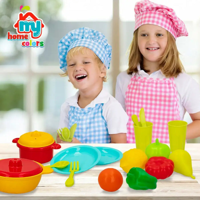 Комплект за Хранене Играчка Colorbaby Кухненски прибори