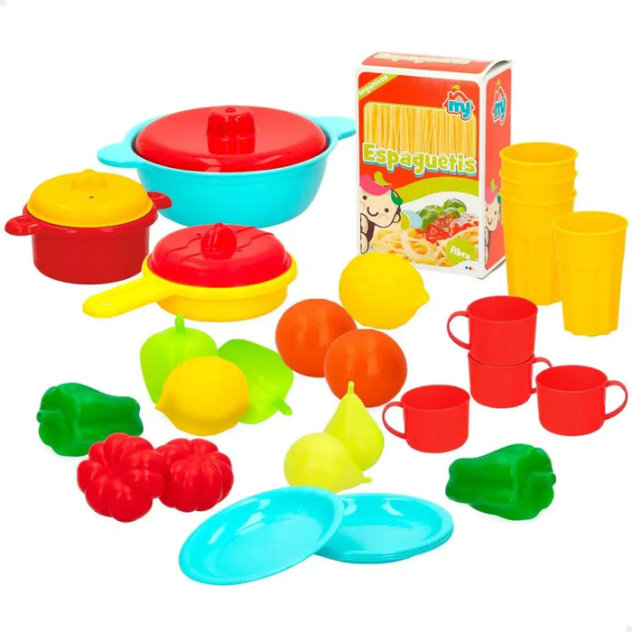 Комплект за Хранене Играчка Colorbaby Кухненски прибори