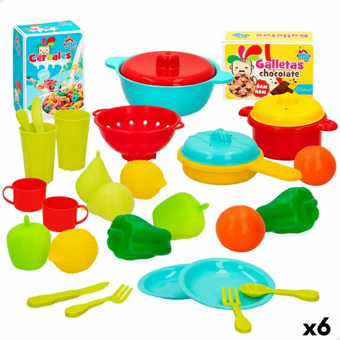 Комплект за Хранене Играчка Colorbaby Кухненски прибори