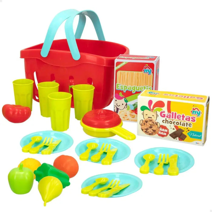 Комплект за Хранене Играчка Colorbaby Кухненски прибори