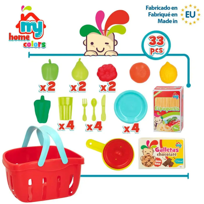 Комплект за Хранене Играчка Colorbaby Кухненски прибори