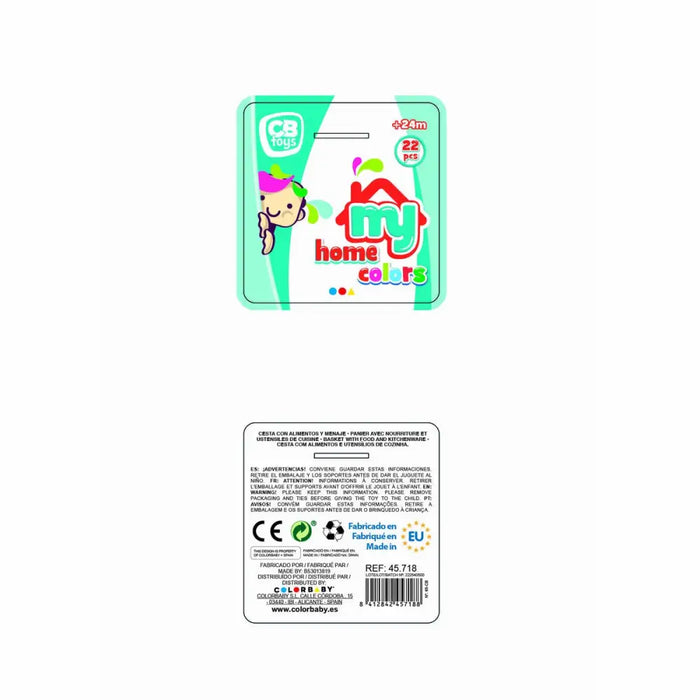 Комплект за Хранене Играчка Colorbaby Кухненски прибори