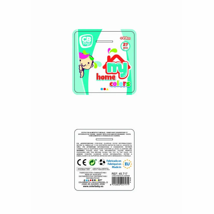 Комплект за Хранене Играчка Colorbaby Кухненски прибори