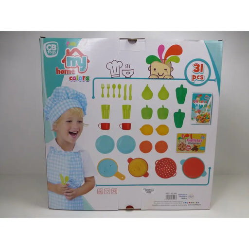 Комплект за Хранене Играчка Colorbaby Кухненски прибори