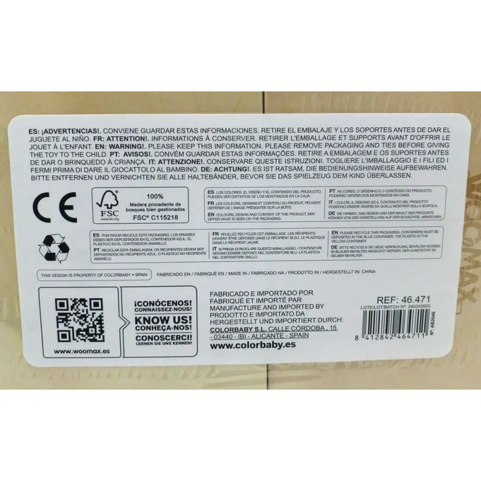 Комплект за Хранене Играчка Woomax 12 Части (4 броя)