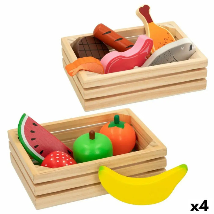 Комплект за Хранене Играчка Woomax 12 Части (4 броя)