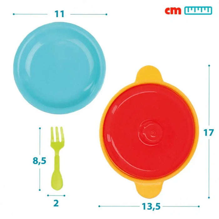Комплект за Хранене Играчка Colorbaby Кухненски прибори
