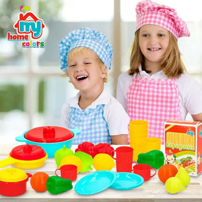 Комплект за Хранене Играчка Colorbaby Кухненски прибори