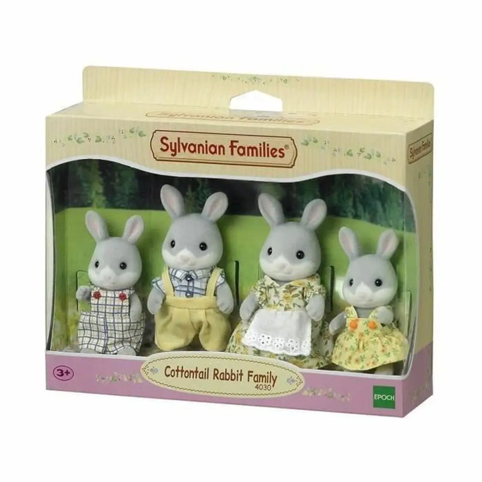 Комплект за Кукли Sylvanian Families Family Gray Rabbit