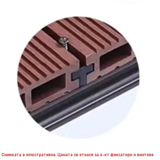 КОМПЛЕКТ ЗА МОНТАЖ НА WPC ФИКСАТОРИ И ВИНТОВЕ ROSSIMA