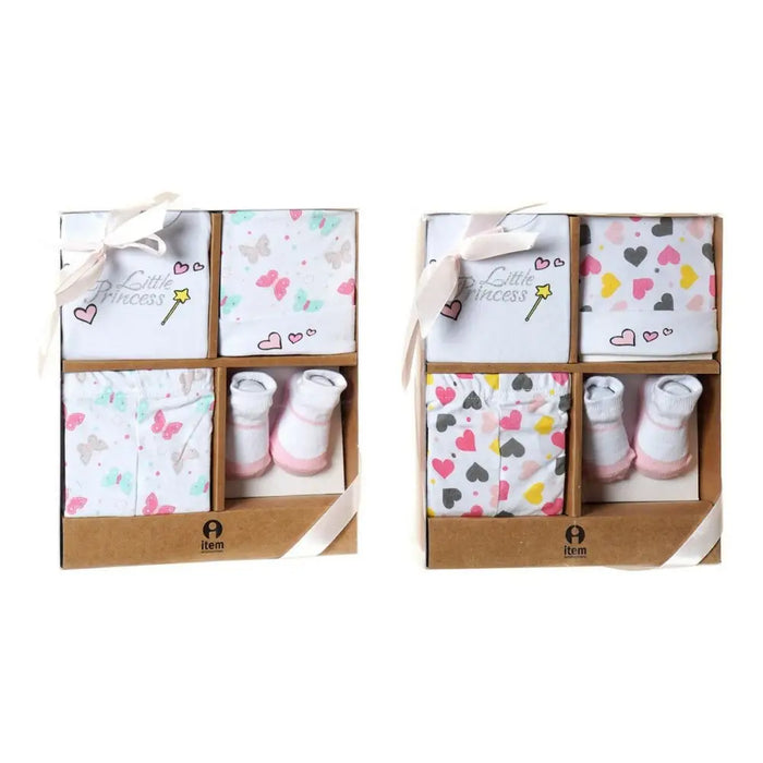 Комплект за Подарък на Бебе DKD Home Decor 0-6 месеца 2