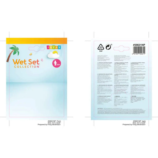 Комплект за поправка Intex Надуваем 7 x 0,5 x 7 cm (36 броя)