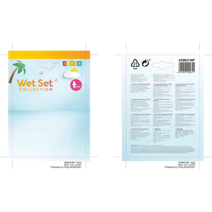 Комплект за поправка Intex Надуваем 7 x 0,5 x 7 cm (36 броя)