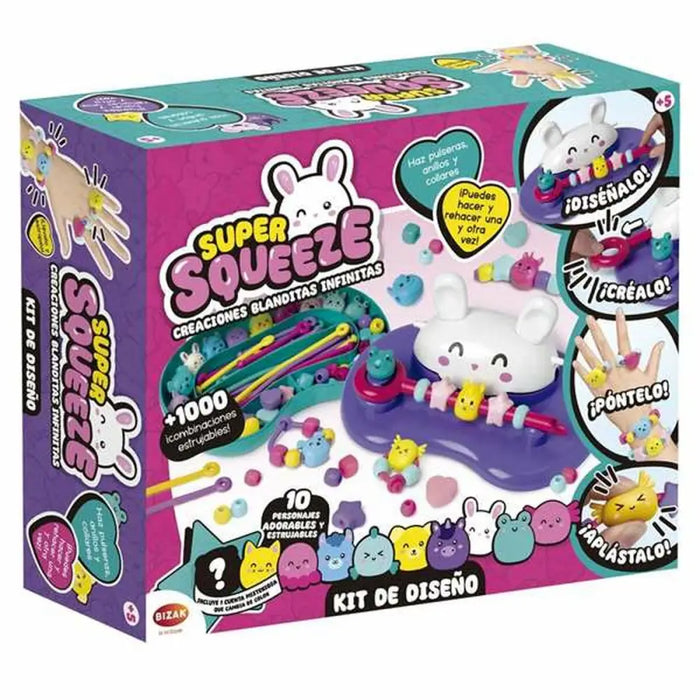 Комплект за Правене на Гривна и Огърлица Bizak Super Squeeze