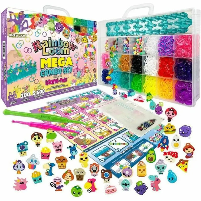 Комплект за Правене на Гривна и Огърлица Bandai Rainbow