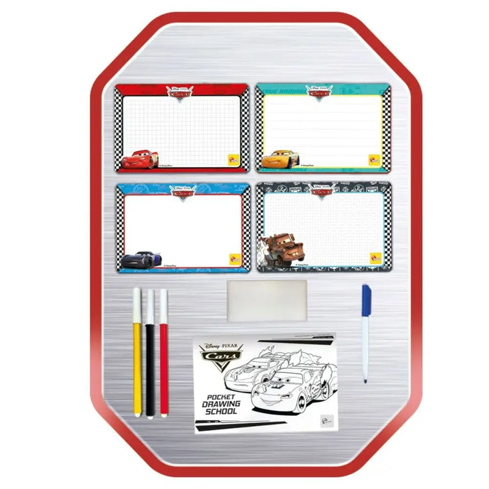 Комплект за Рисуване Cars Pocket Drawing School (6 броя)