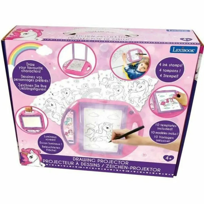 Комплект за Рисуване Lexibook Unicorn Drawing Projector