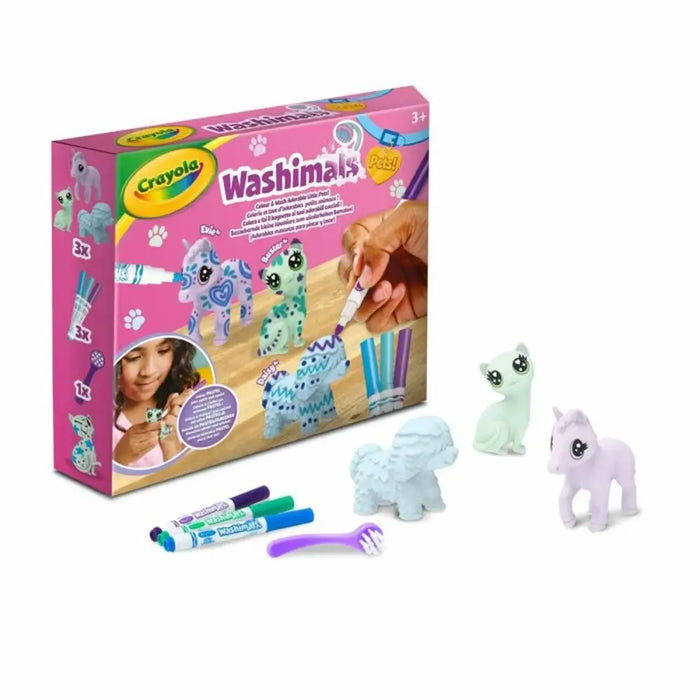Комплект за Рисуване Crayola Washimals (3 Части) (3 броя)