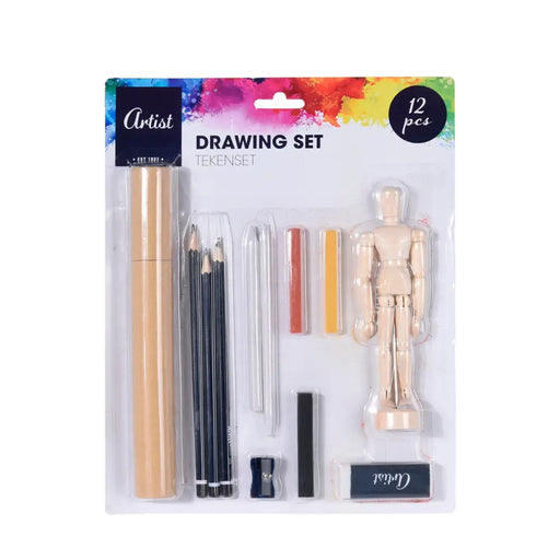 Комплект за Рисуване Artist (12 Pcs)