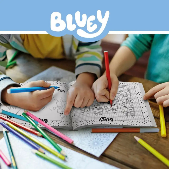 Комплект за Рисуване Bluey Pocket Drawing School (12 броя)