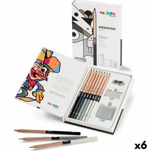 Комплект за Рисуване Carioca PLUS DRAWING (6 броя)