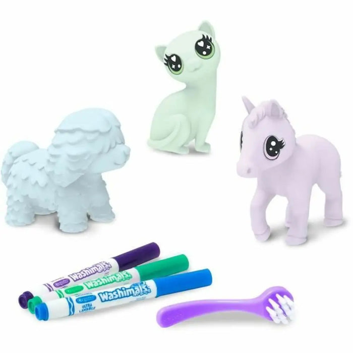 Комплект за Рисуване Crayola Washimals (3 Части) (3 броя)