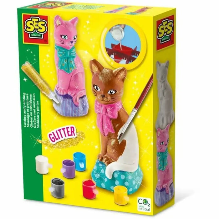 Комплект за Рисуване SES Creative Cat