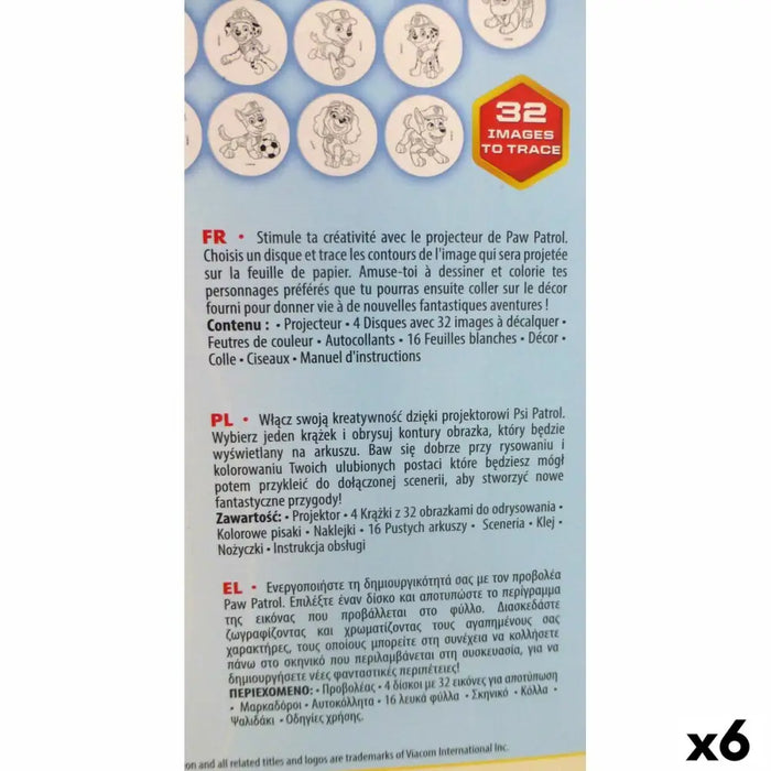 Комплект за Рисуване The Paw Patrol (6 броя)