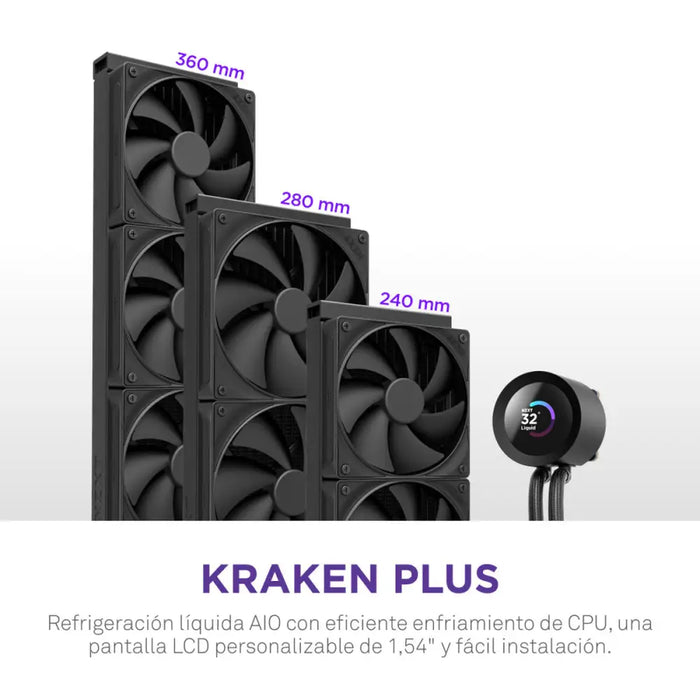 Комплект за Течно Охлаждане NZXT Kraken Plus 240