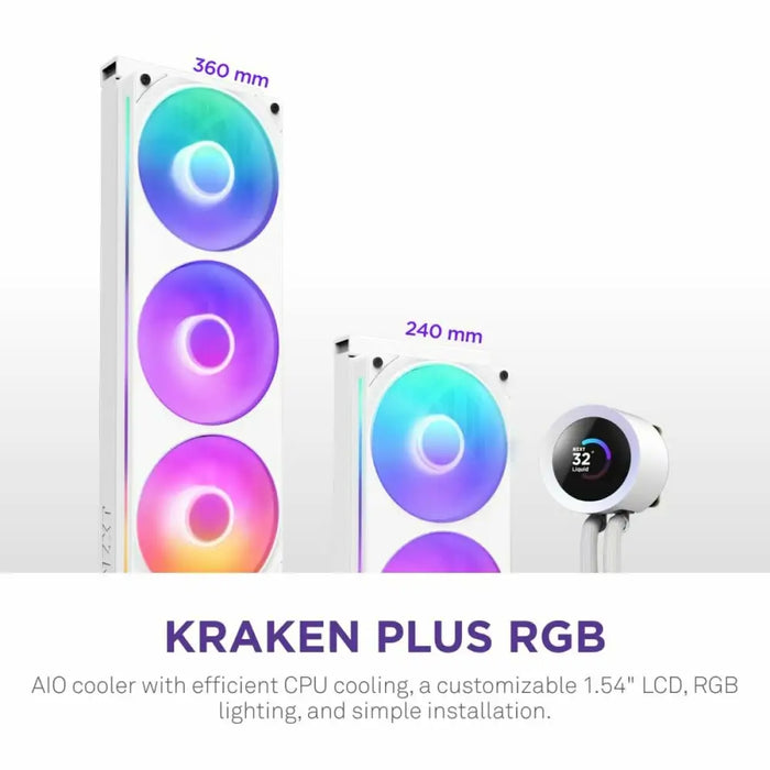 Комплект за Течно Охлаждане NZXT RL-KR360-W2 Kraken Plus