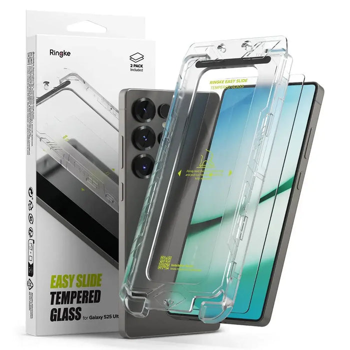 Комплект закалено стъкло Ringke Easy Slide 2 за Samsung