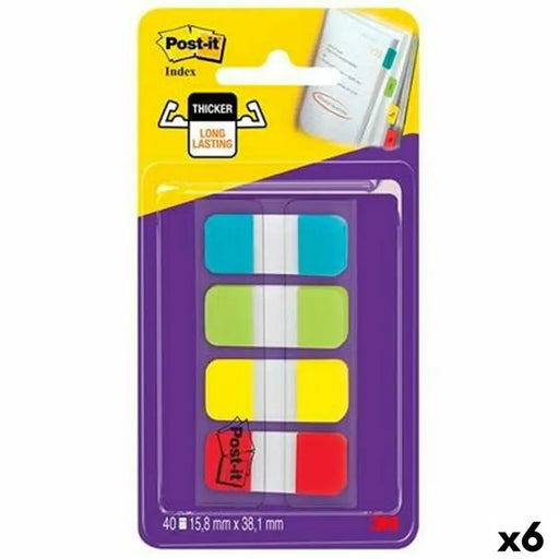 Комплект Залепващи се Бележки Post-it Index Многоцветен 40