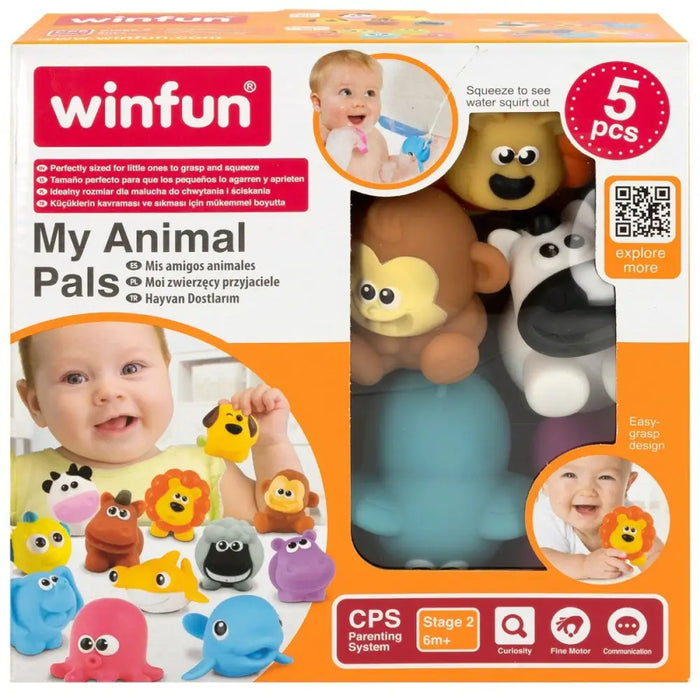 Комплект Животни от Фермата Winfun 7 x 6,5 x 4 cm (12 броя)